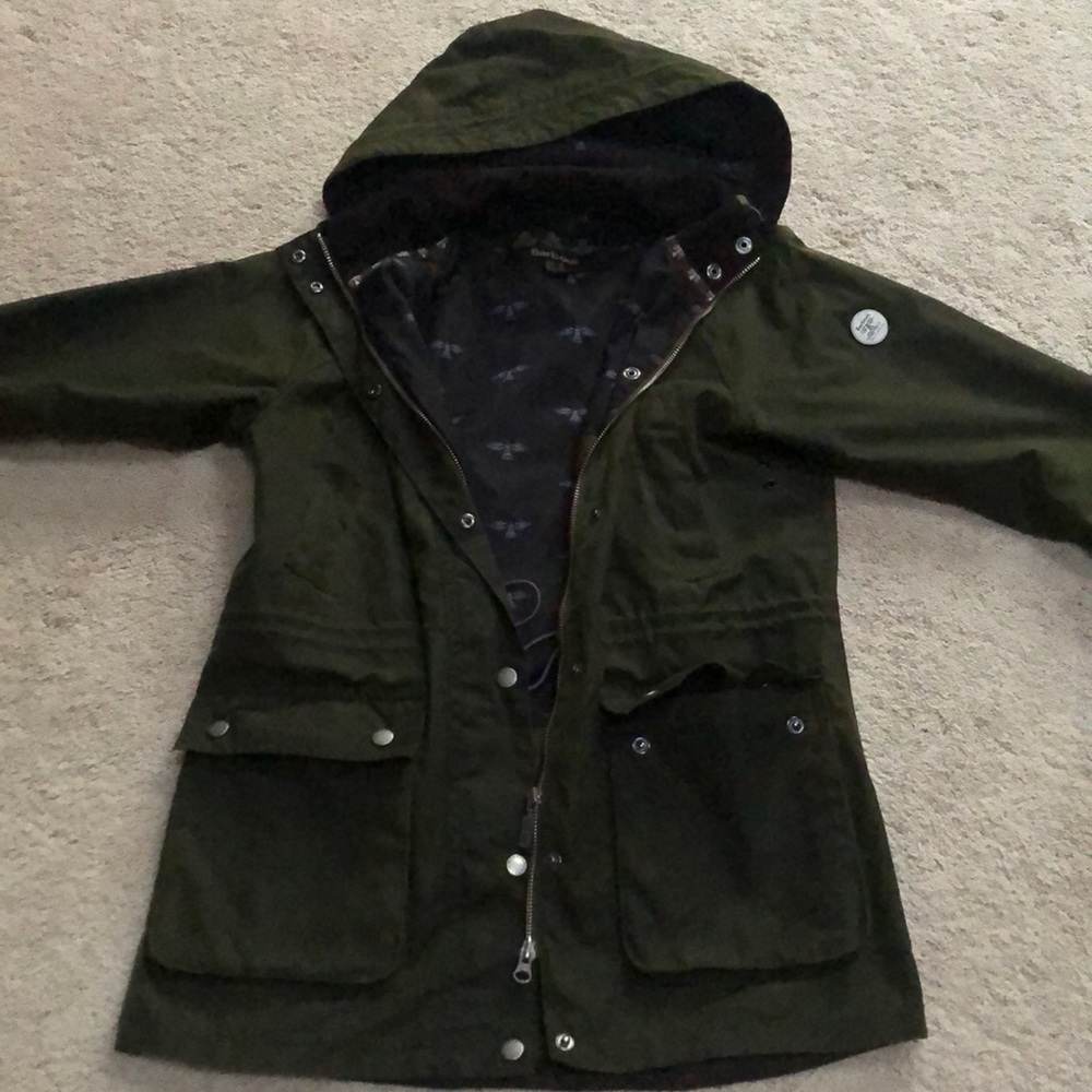 Barbour brae rain parka